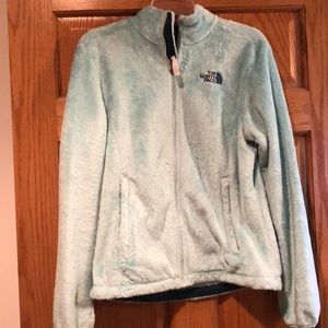 North face light blue jacket